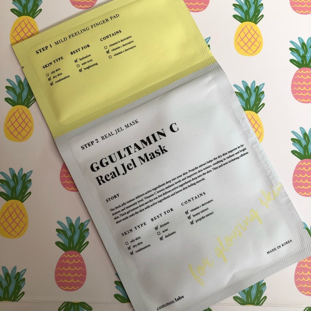 💜3 for $10! COMMON LAB “Ggultamin C” Peel/Mask